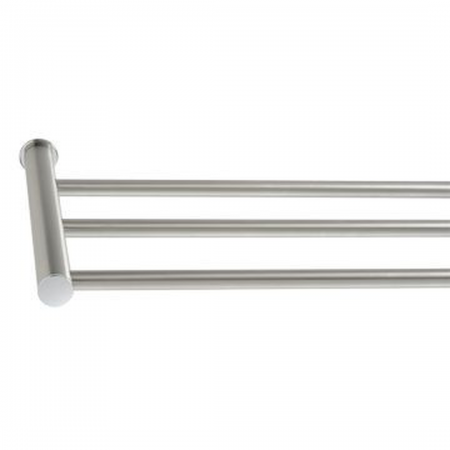 SATURN BRUSHED TOWEL RACK WITH RAIL - 600mm